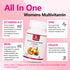 One Daily Multivitamin for Women - Complete Multimineral & Multivitamin with Vitamin A, C, D, E and B-Complex, Zinc & More Vitamins for Immunity, Energy, Hair, Skin & Nails - 60 Tablets